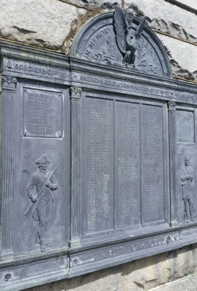 BOURBON COUNTY REVOLUTIONARY WAR MEMORIAL PLAQUE REFURBISHED