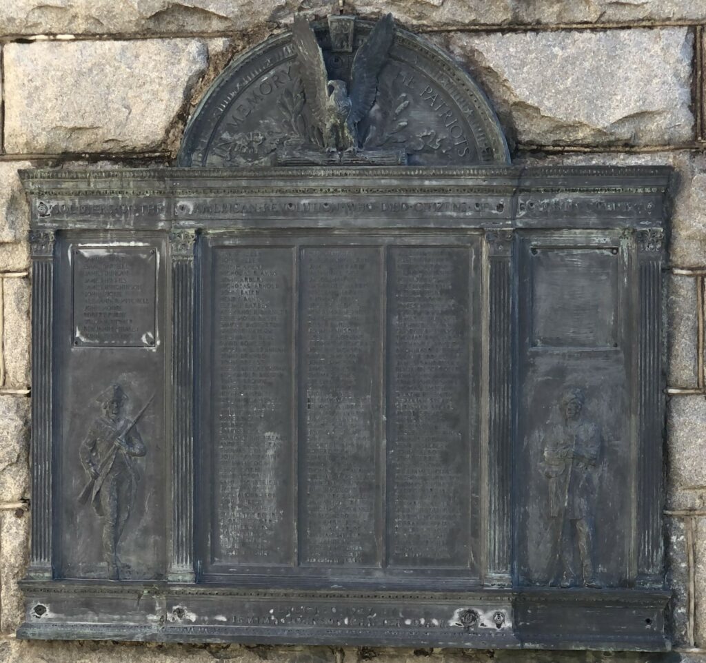 BOURBON COUNTY REVOLUTIONARY WAR MEMORIAL PLAQUE