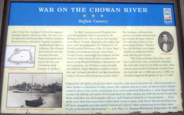 WAR ON THE CHOWAN RIVER MEMORIAL PANEL