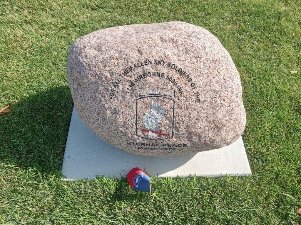 CAMP BUTLER NATIONAL CEMETERY SKY SOLDIERS MEMORIAL