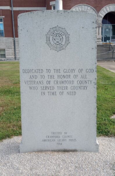 CRAWFORD COUNTY AMERICAN LEGION POST ALL VETERANS MEMORIAL