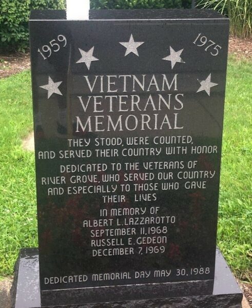 RIVER GROVE VIETNAM VETERANS MEMORIAL
