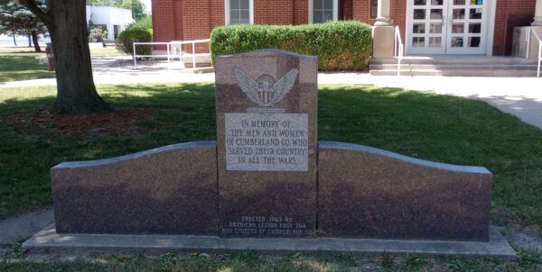 CUMBERLAND CO ALL WARS VETERANS MEMORIAL