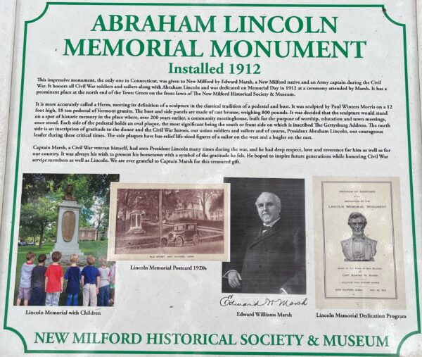 ABRAHAM LINCOLN MEMORIAL MONUMENT PANEL