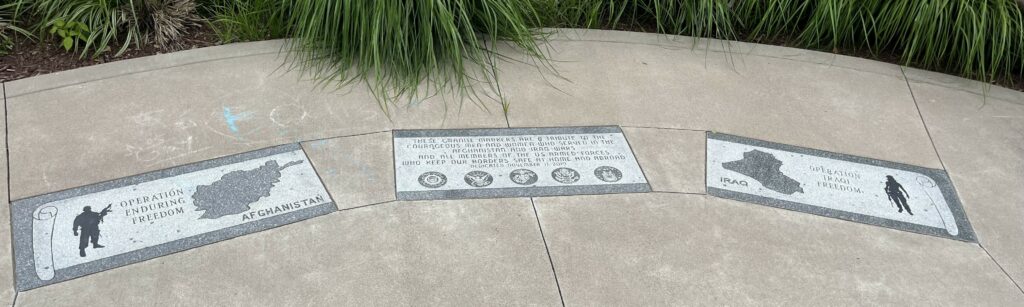 VERNON ROCKVILLE AFGHANISTAN AND IRAQ WARS MEMORIAL PAVERS
