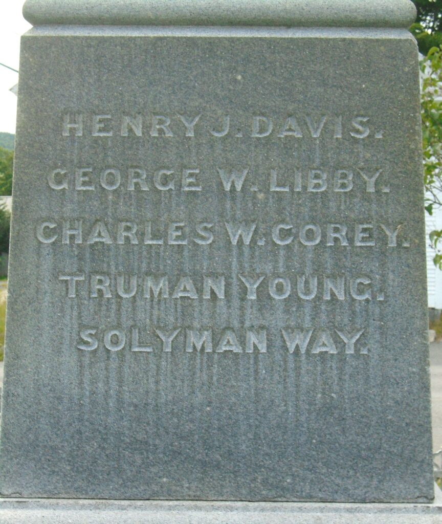 OUR FALLEN HEROES CIVIL WAR MEMORIAL SIDE C