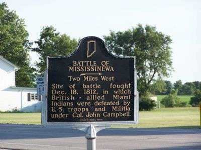 BATTLE OF MISSISSINEWA MEMORIAL MARKER