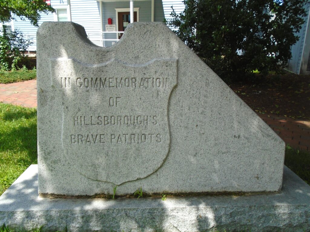 HILLABOROUGH’S BRAVE PATRIOTS WAR MEMORIAL