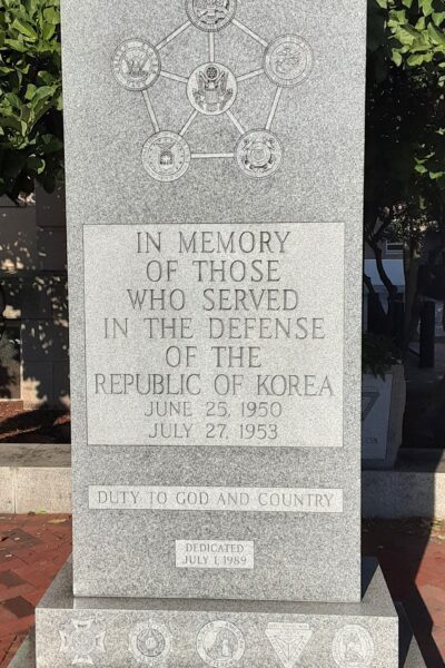 NASHUA KOREAN WAR MEMORIAL