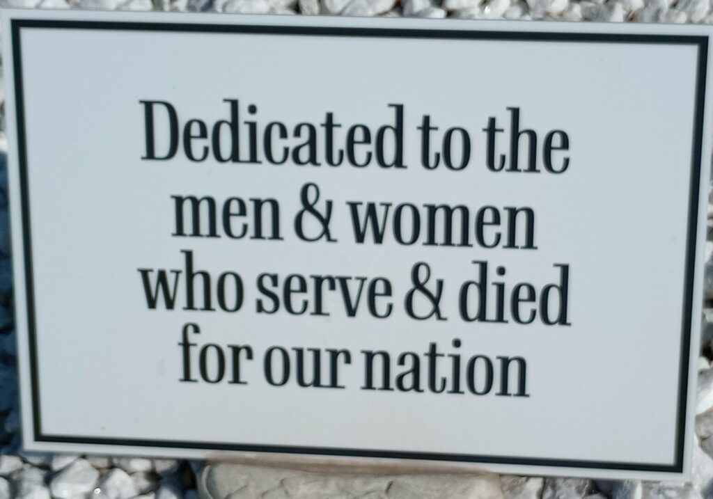 WAUSEON VETERANS WHO SERVE & DIED MEMORIAL PLAQUE