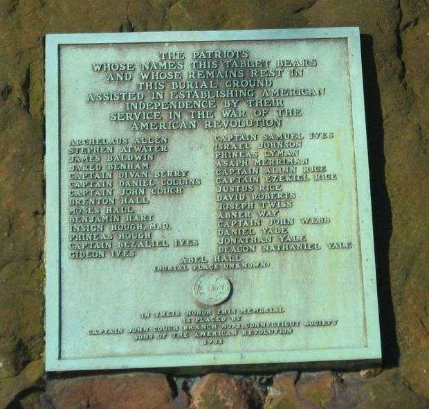 BROAD STREET CEMETERY REVOLUTIONARY WAR MEMORIAL