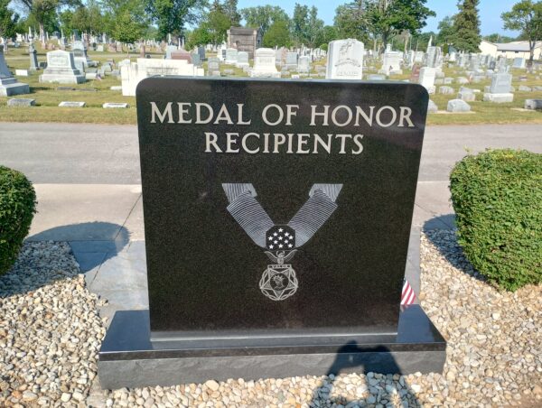HANCOCK COUNTY MEDAL OF HONOR RECIPIENTS MEMORIAL FRONT