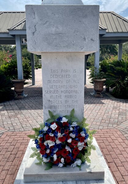 TAYLOR COUNTY VETERANS MEMORIAL PARK STONE
