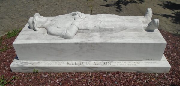 A SOLDIER CARVED IN STONE MEMORIAL