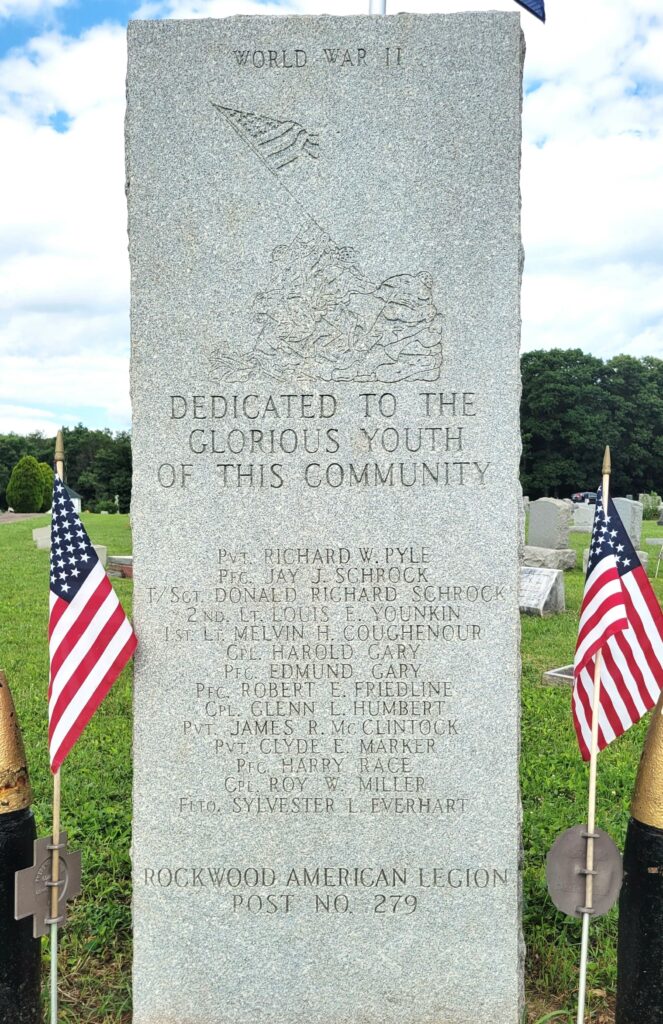 AMERICAN LEGION POST NO. 279 WORLD WAR II MEMORIAL