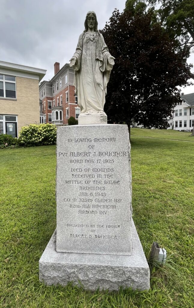 PVT. ALBERT J. BOUCHER WAR MEMORIAL