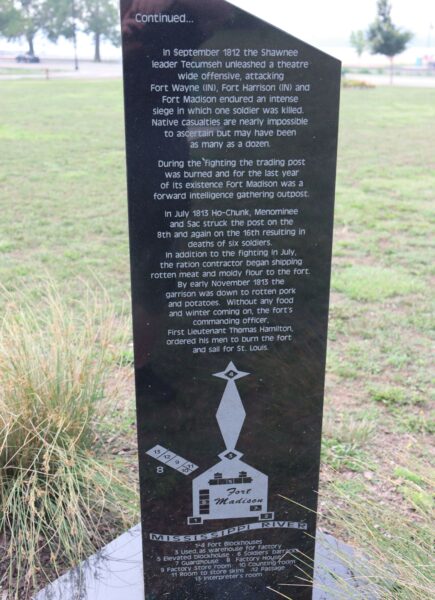 1812 BATTLEFIELD SITE MEMORIAL SIDE B