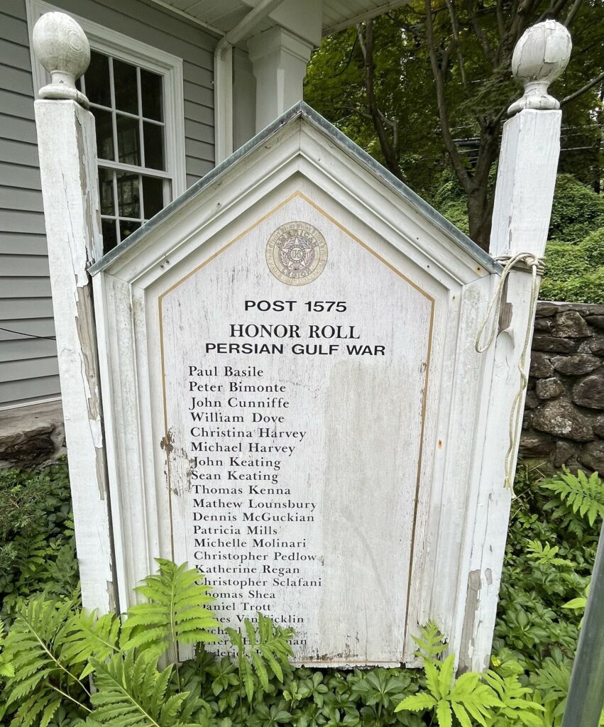 AMERICAN LEGION POST 1575 PERSIAN GULF WAR MEMORIAL