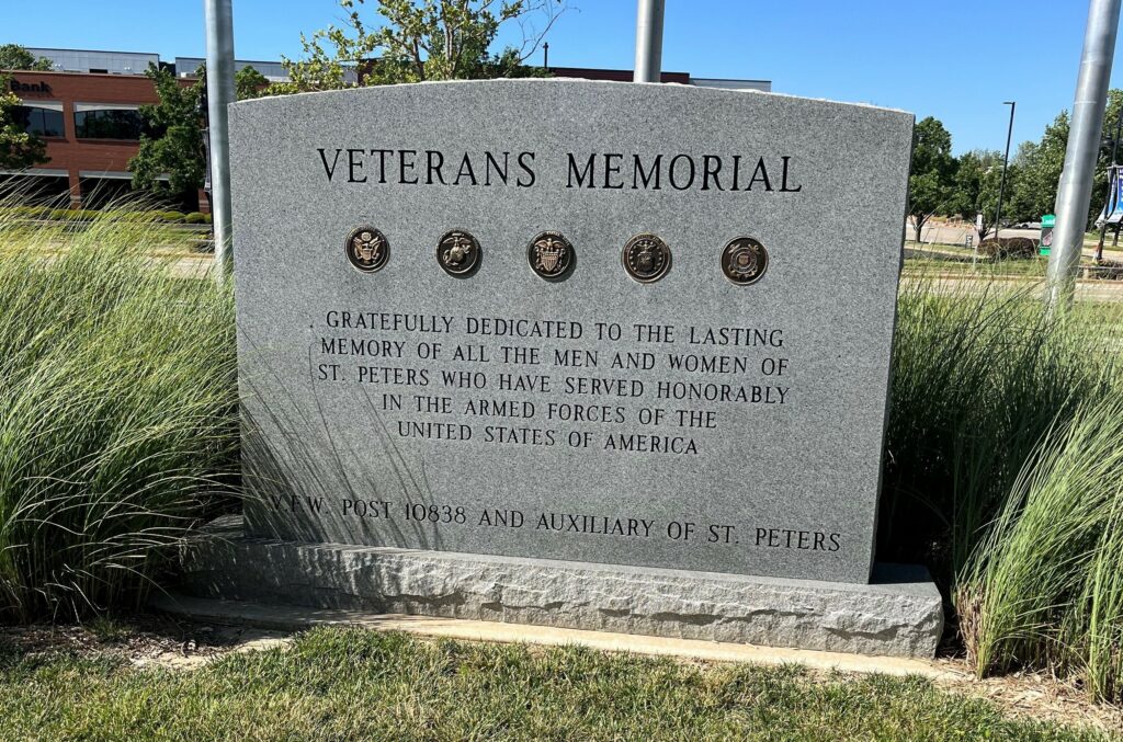 V.F.W. POST 10838 VETERANS MEMORIAL CLOSE-UP
