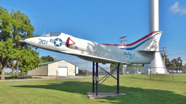 CITY OF PURDY DOUGLAS A-4 SKYHAWK MEMORIAL AIRCRAFT
