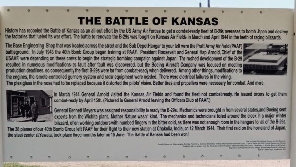THE BATTLE OF KANSAS WAR MEMORIAL PANEL