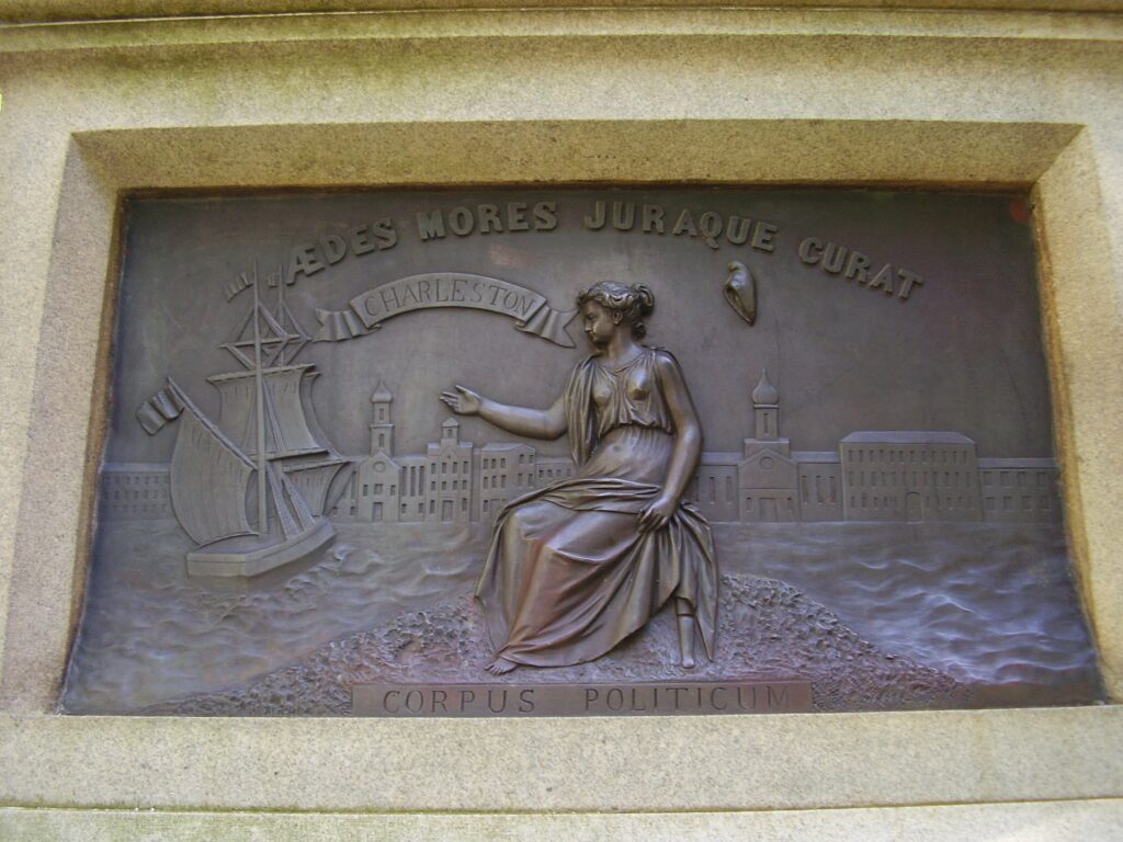 TO THE DEFENDERS OF FORT MOULTRIE WAR MEMORIAL PLAQUE H