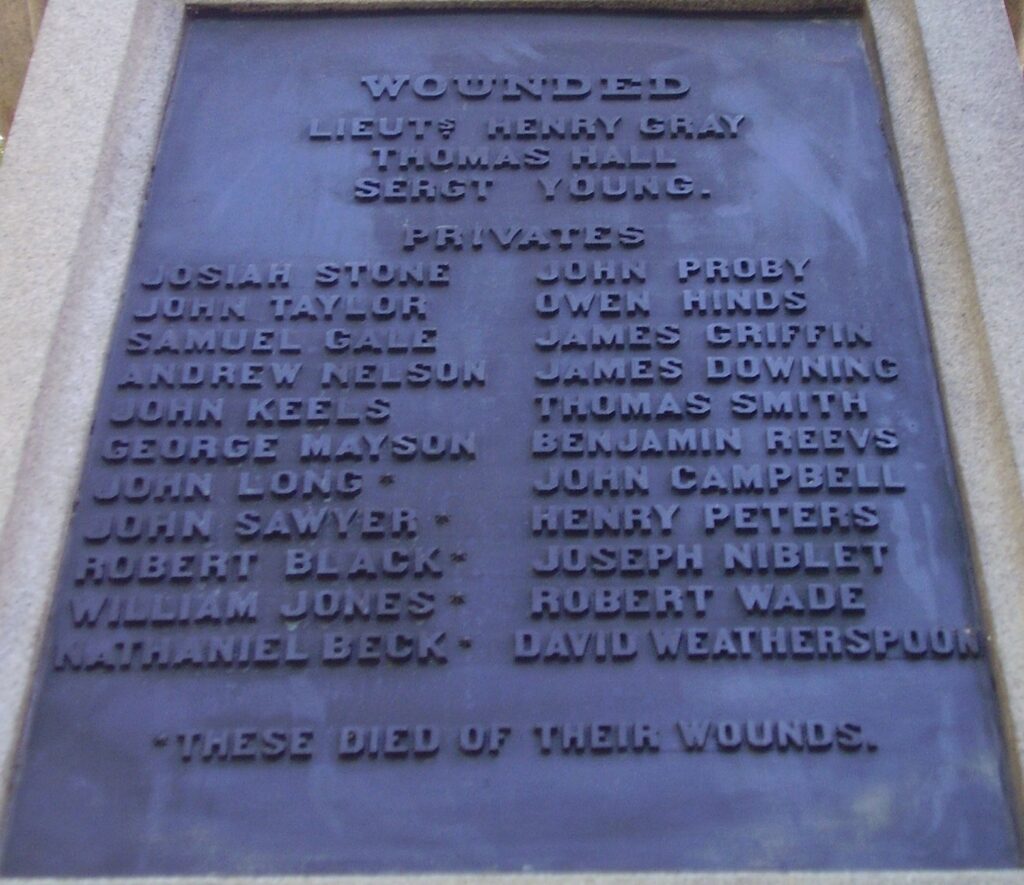 TO THE DEFENDERS OF FORT MOULTRIE WAR MEMORIAL PLAQUE G
