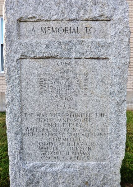 A MEMORIAL TO THE WAR THAT REUNITED THE NORTH AND SOUTH