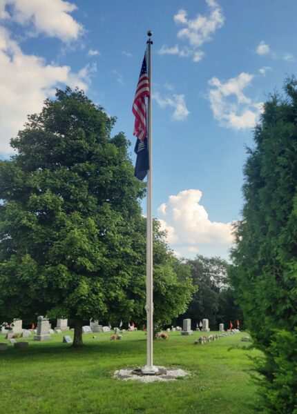 JOEL A. SPROWLS EAGLE SCOUT PROJECT ALL VETERANS MEMORIAL FLAGPOLE