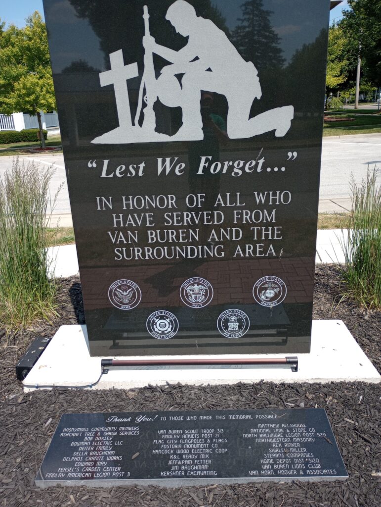 VAN BUREN WAR MEMORIAL