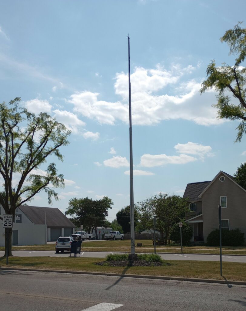 VAN BUREN ARMED SERVICES MEMORIAL FLAGPOLE