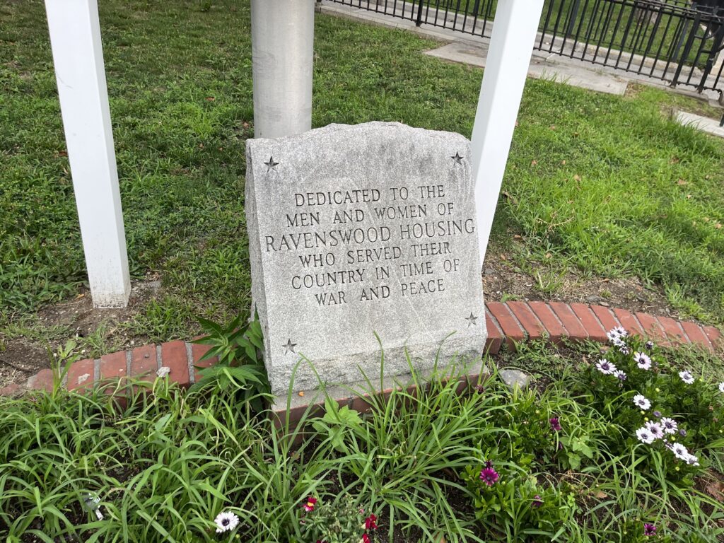 RAVENSWOOD HOUSING ALL VETERANS MEMORIAL