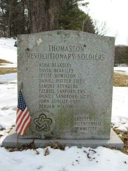 THOMASTON REVOLUTIONARY SOLDIERS MEMORIAL