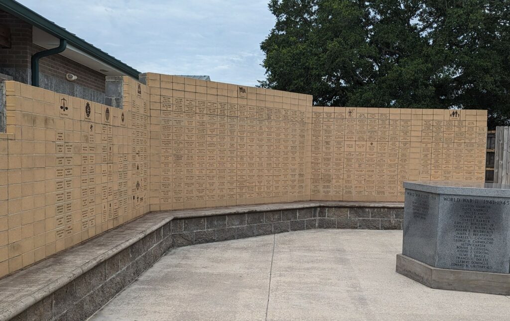PIERRE PART ALL VETERANS MEMORIAL WALL