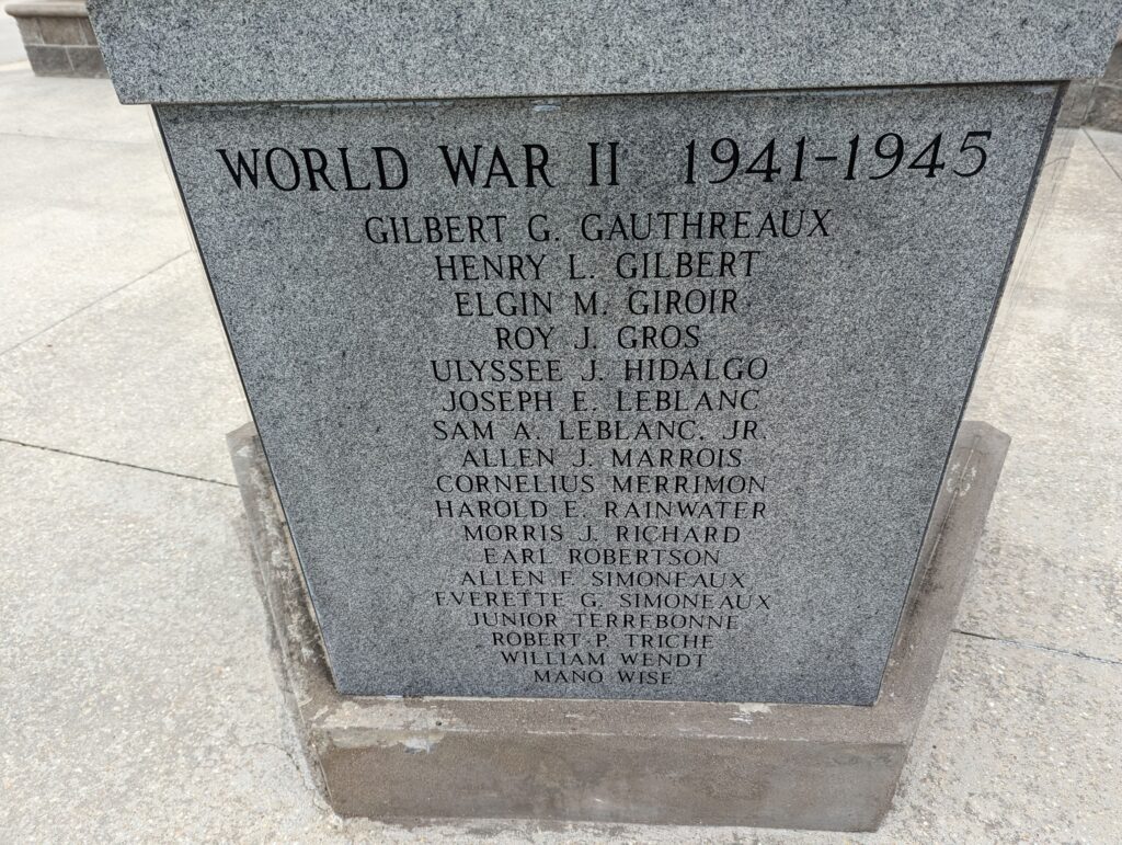 PIERRE PART ALL VETERANS MEMORIAL SIDE D