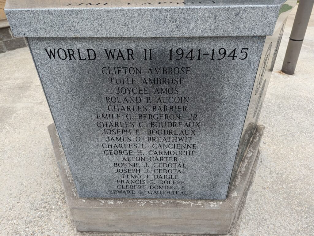 PIERRE PART ALL VETERANS MEMORIAL SIDE C