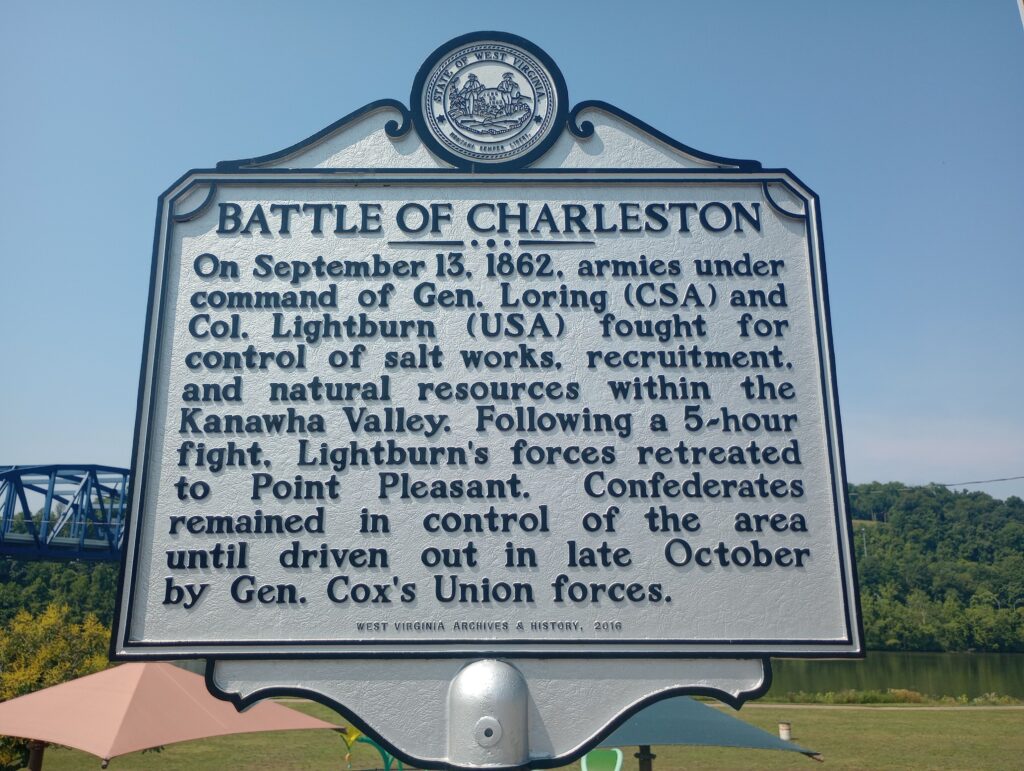 BATTLE OF CHARLESTON WAR MEMORIAL MARKER