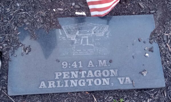 SEPTEMBER 11, 2001 GOD BLESS AMERICA MEMORIAL STONE D