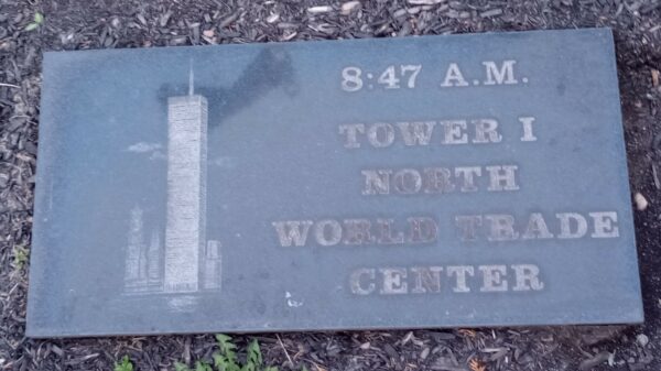 SEPTEMBER 11, 2001 GOD BLESS AMERICA MEMORIAL STONE B
