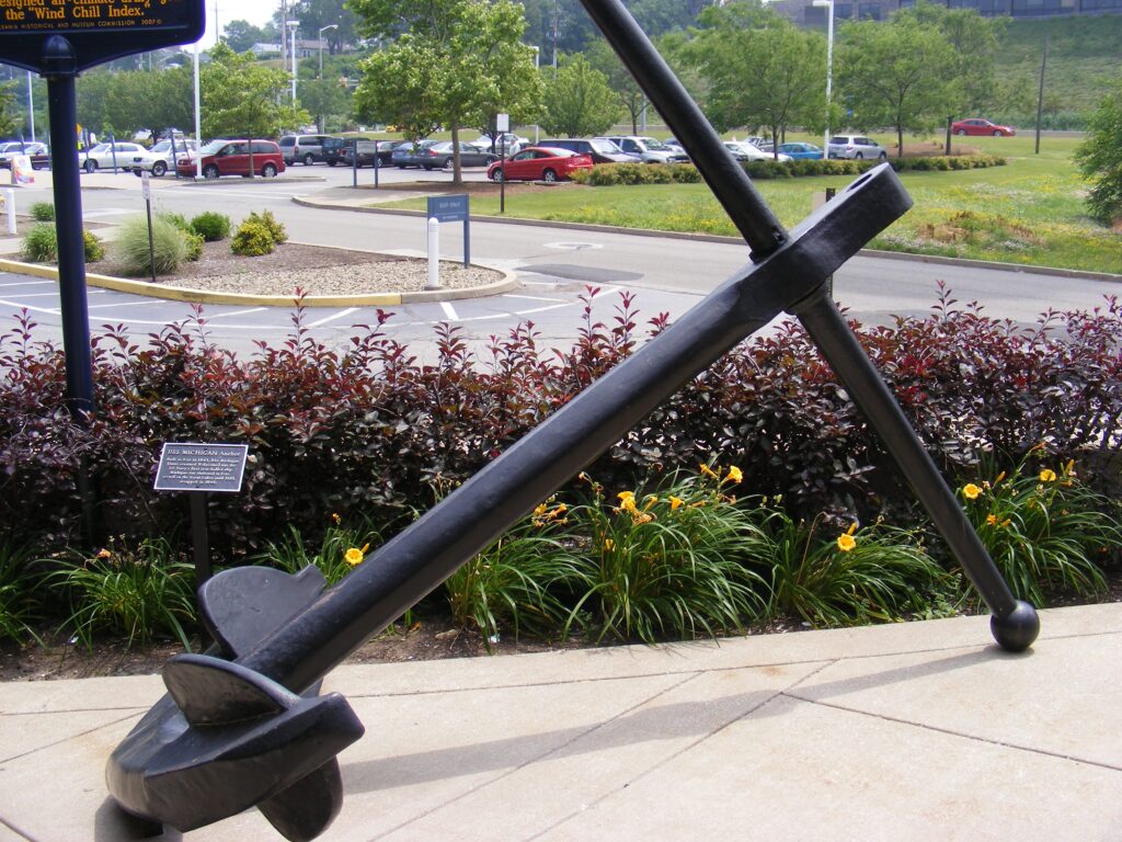 USS MICHIGAN ANCHOR MEMORIAL
