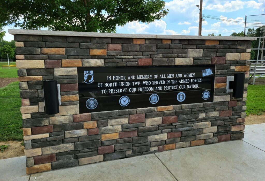 NORTH UNION TWP. ARMED FORCES VETERANS ,MEMORIAL