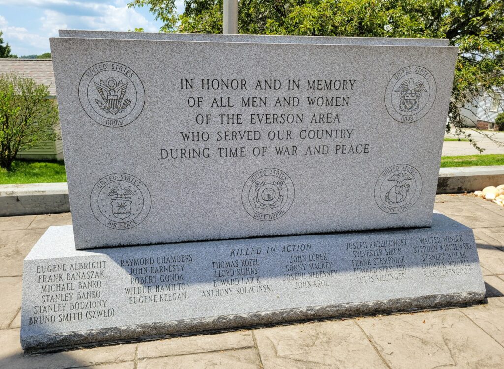 EVERSON AREA ALL VETERANS MEMORIAL