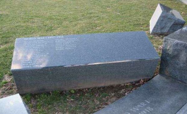CONNECTICUT VETERANS MEMORIAL WEST HARTFORD WORLD WAR I STONE