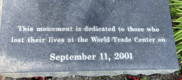 NORTH HOLLYWOOD SEPTEMBER 11, 2001 MEMORIAL STONE