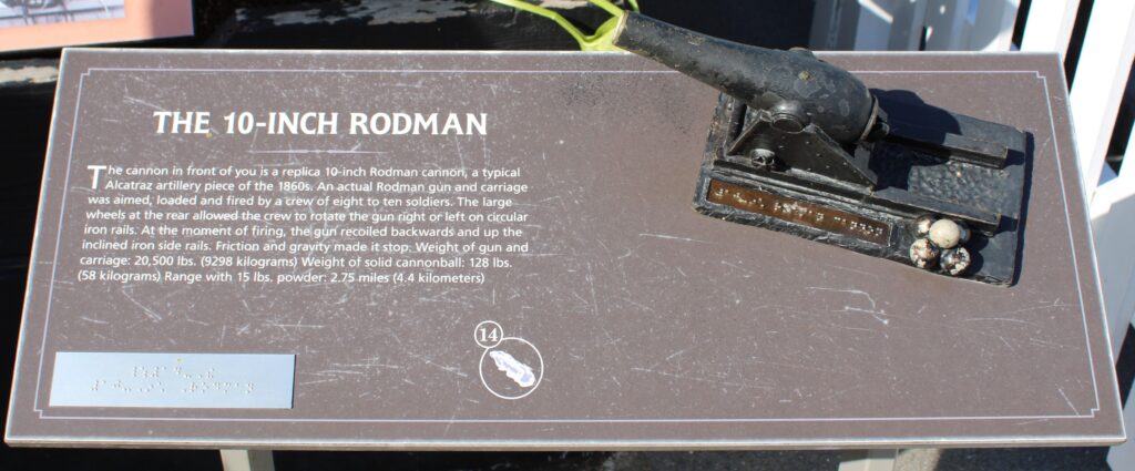 THE 10-INCH RODMAN MEMORIAL PLAQUE