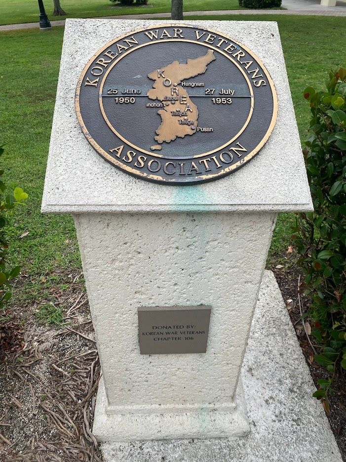 STUART, FL KOREAN WAR MEMORIAL LECTURN