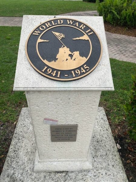 STUART, FL WORLD WAR II MEMORIAL LECTURN