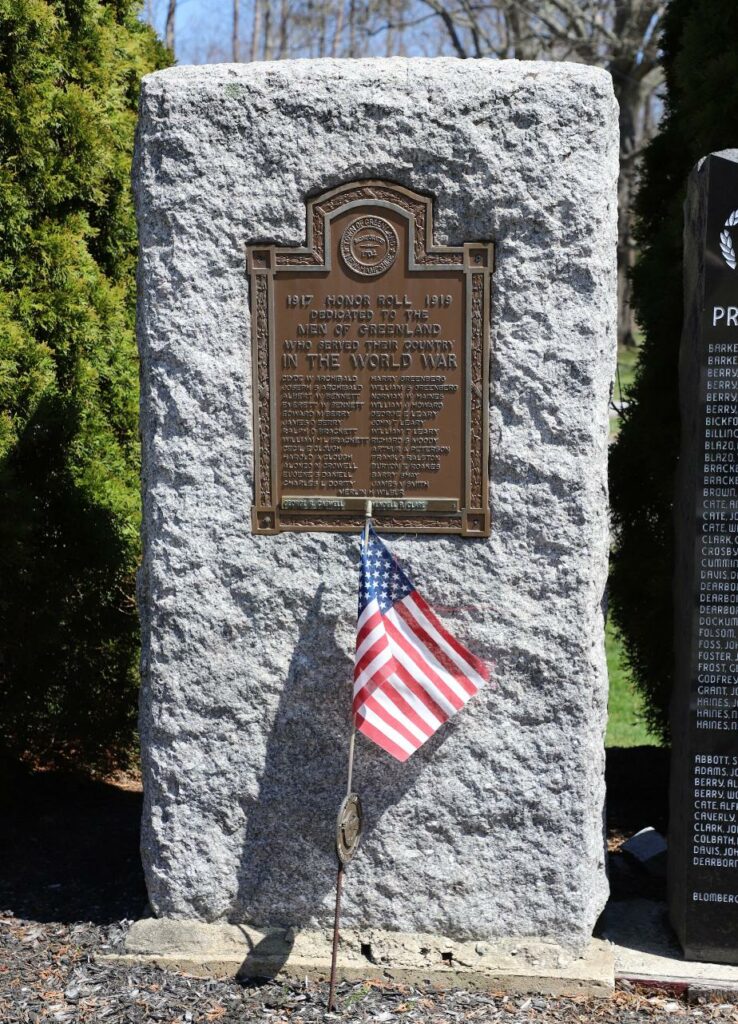MEN OF GREENLAND WORLD WAR MEMORIAL