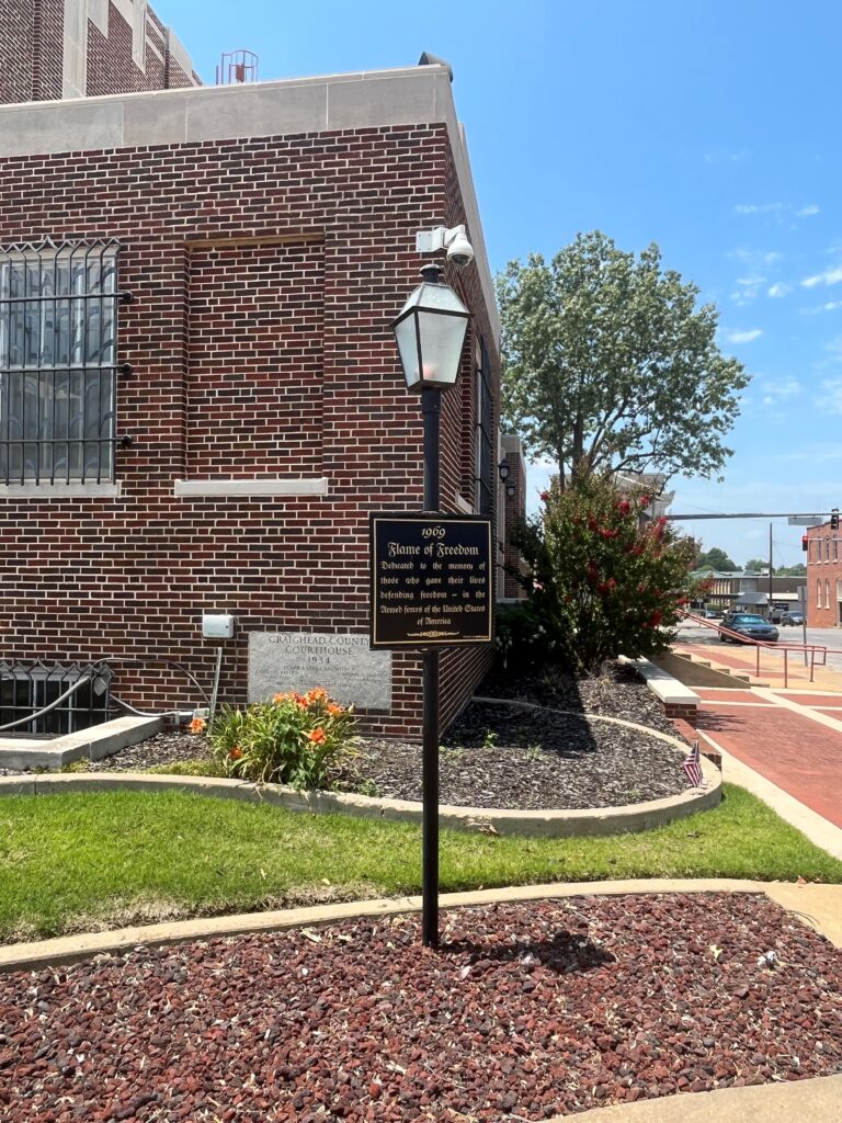 JONESBORO FLAME OF FREEDOM WAR MEMORIAL
