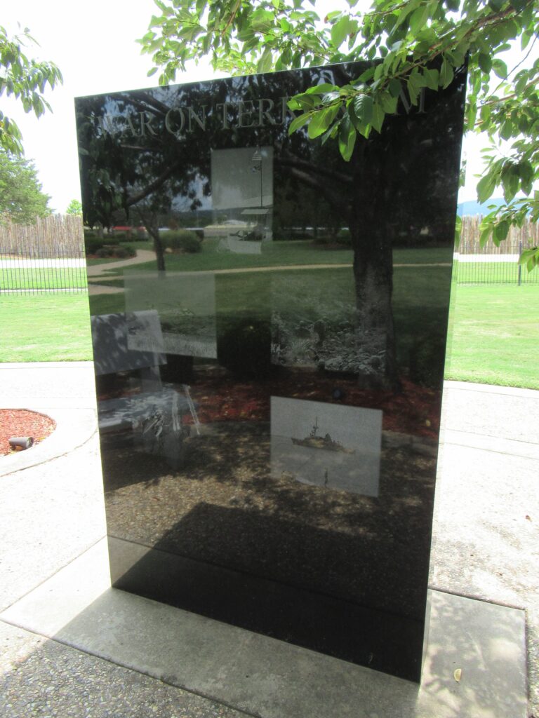 CHOCTAW NATION WAR ON TERRORISM MEMORIAL BACK